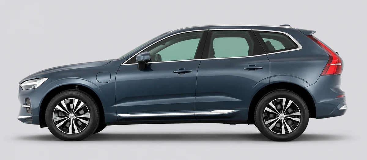 Volvo XC60 shown side-on facing left