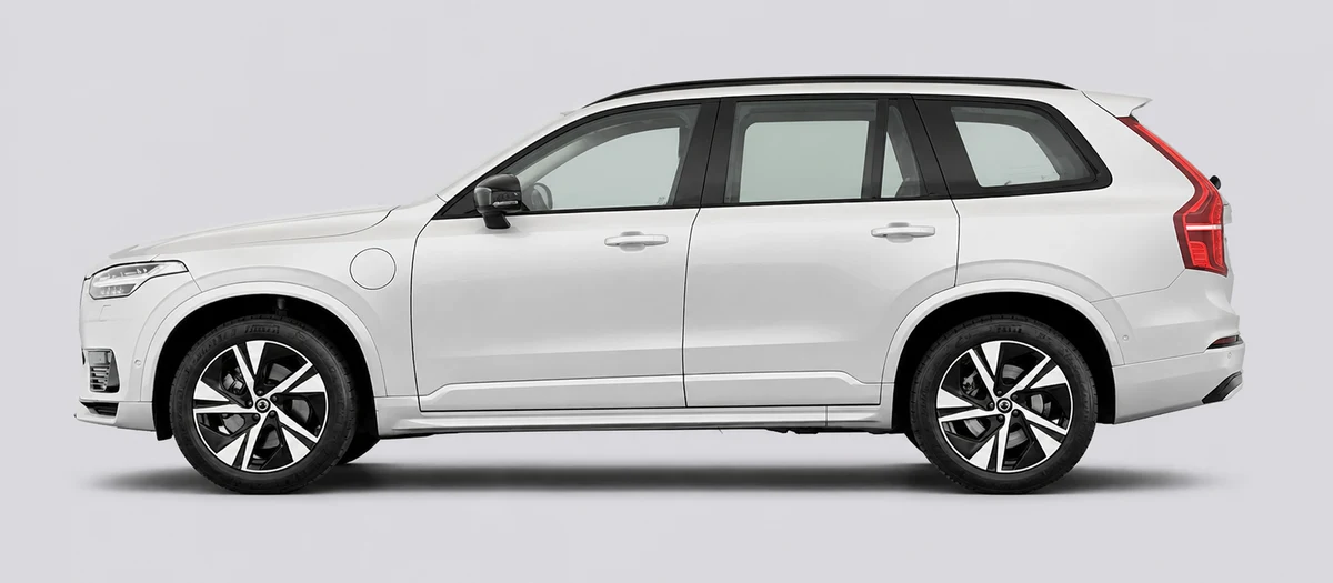 Volvo XC90 shown side-on facing left